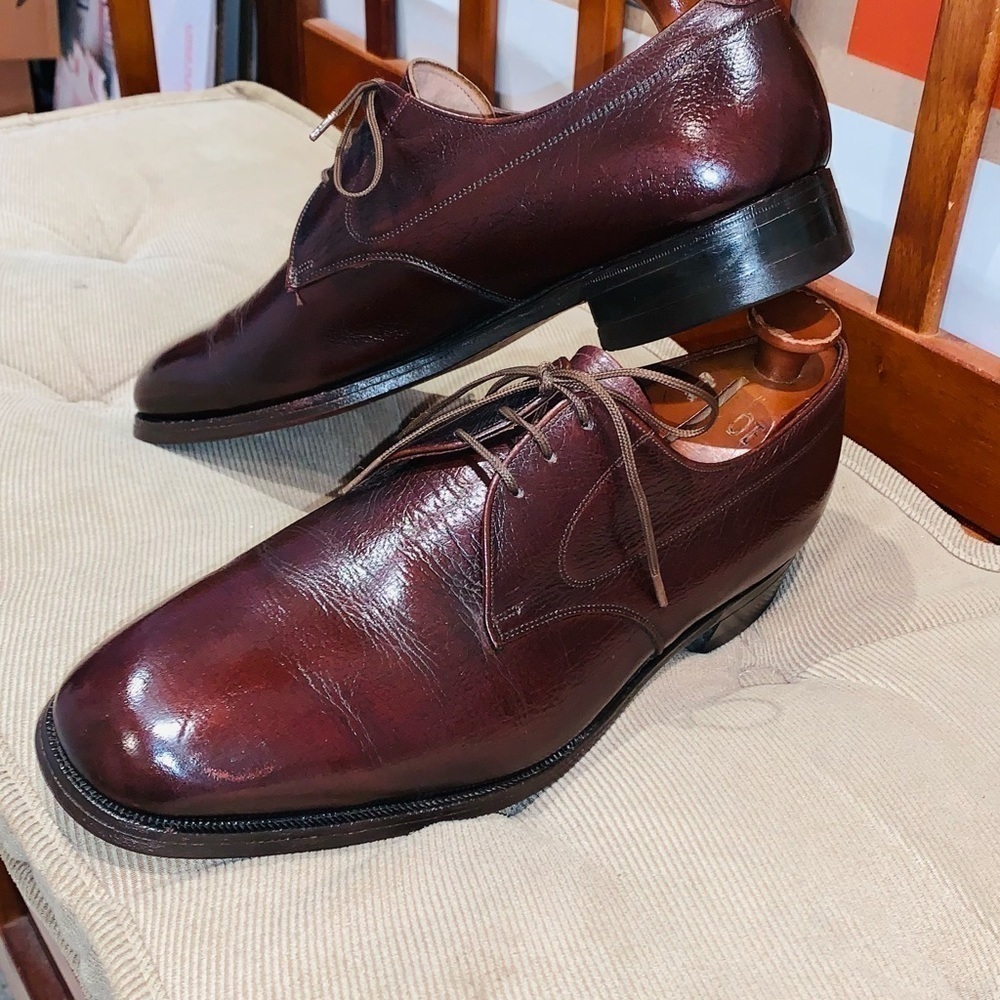 Florsheim Leather Plain Toe Derby. - Picture 3 of 16
